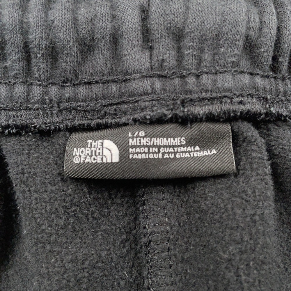 The North Face Shorts Mens Large Black Fleece Drawstring Casual Workout Lounge - Picture 7 of 10